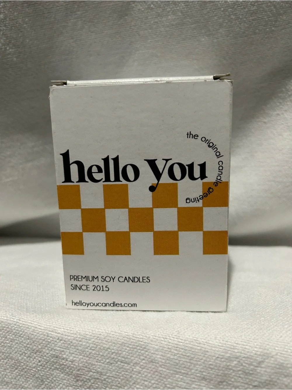 Hello You Candles Hug Premium Soy Wax Candle with Original Box Clean Vegan Gift